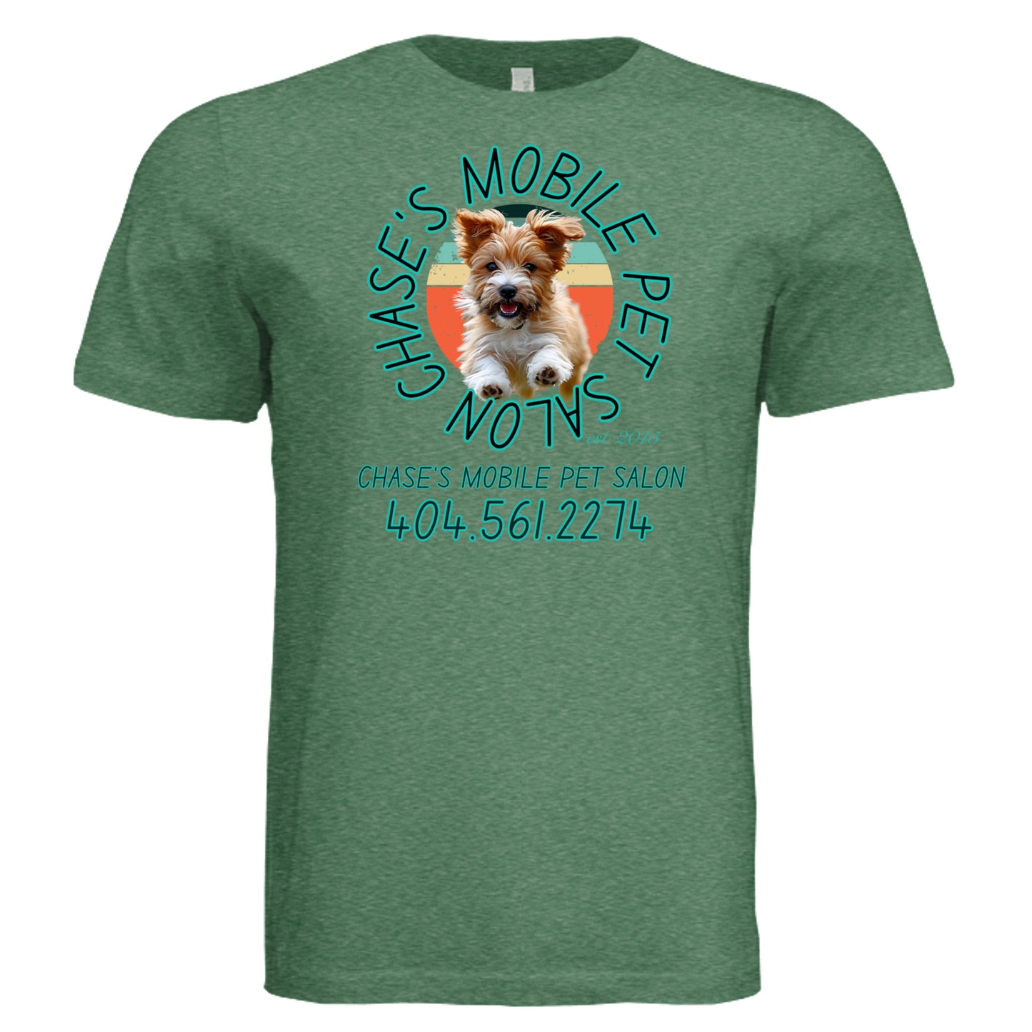 Grass Green Triblend - 3413C - FRONT