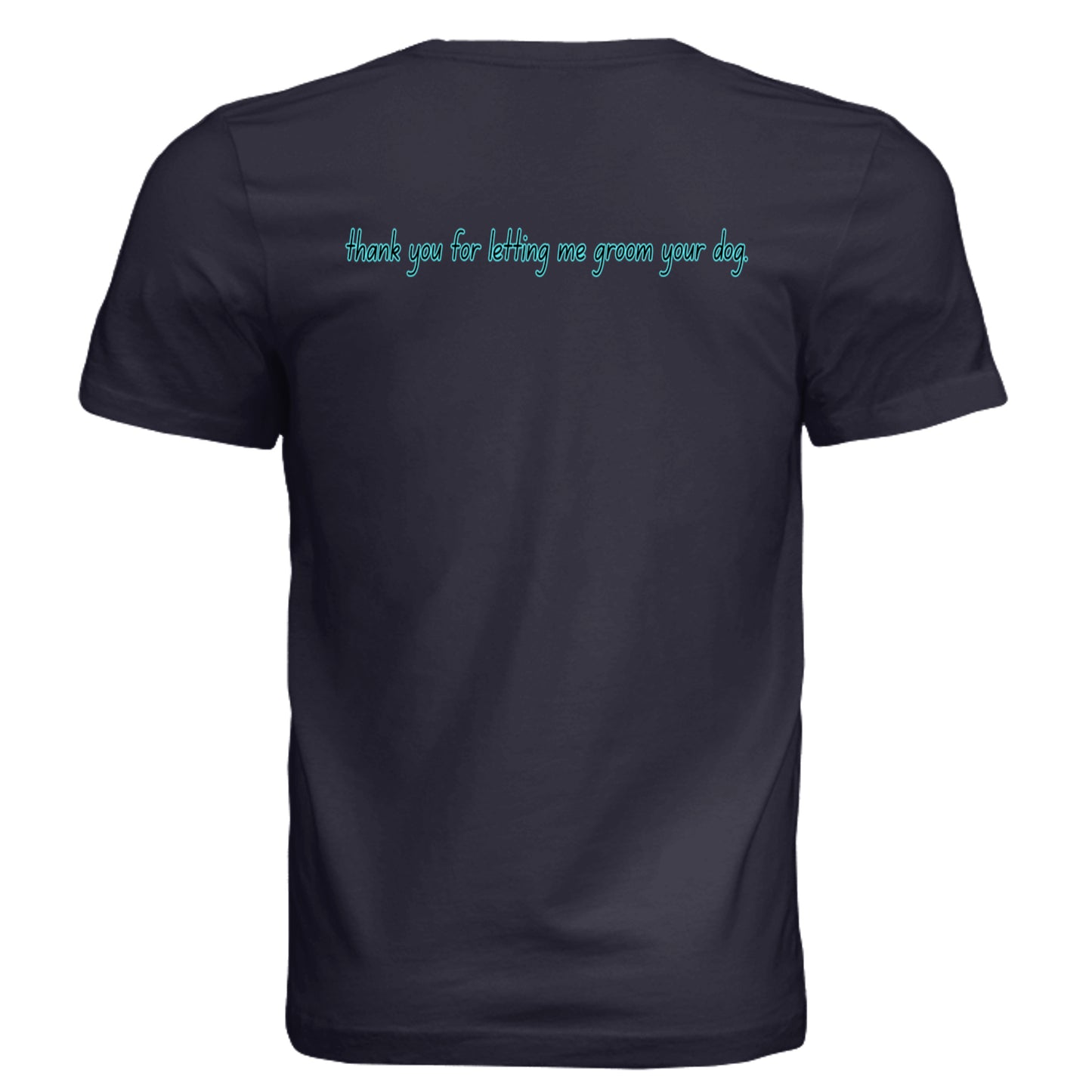 Solid Navy Triblend - 3413C - BACK