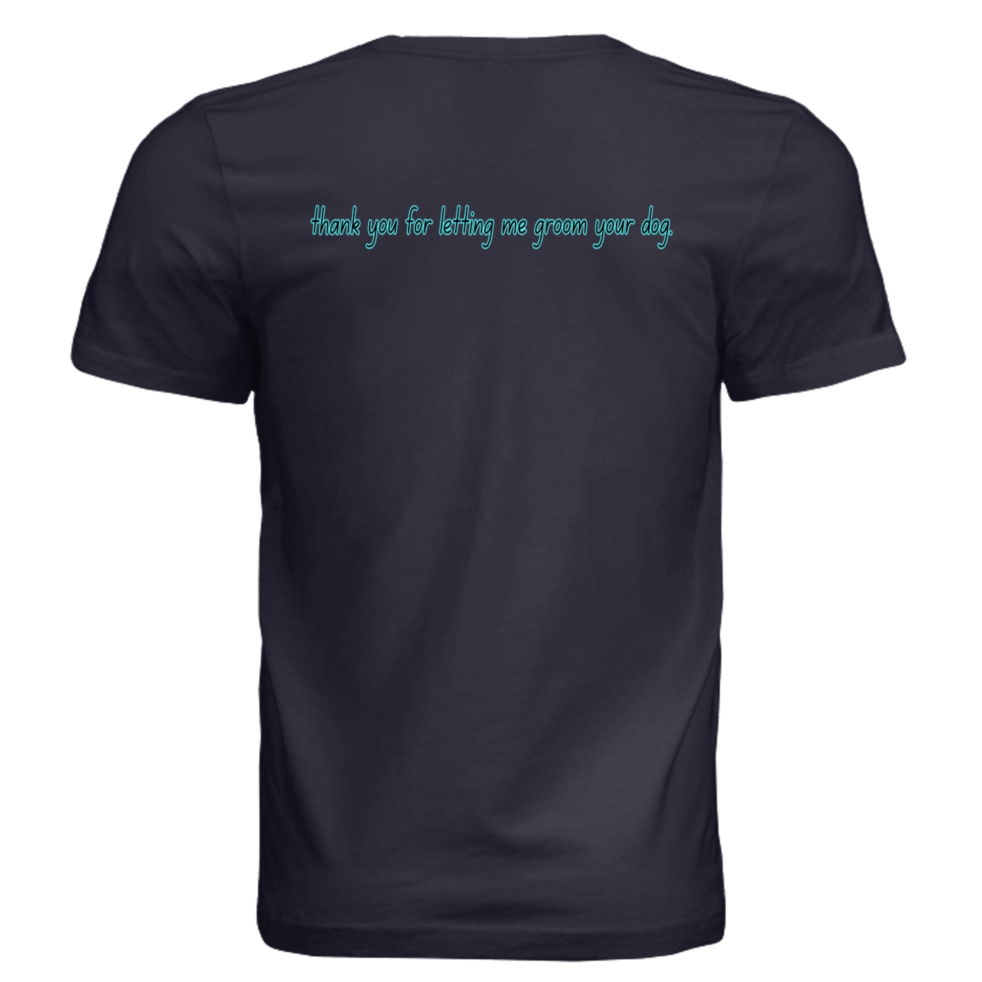 Solid Navy Triblend - 3413C - BACK