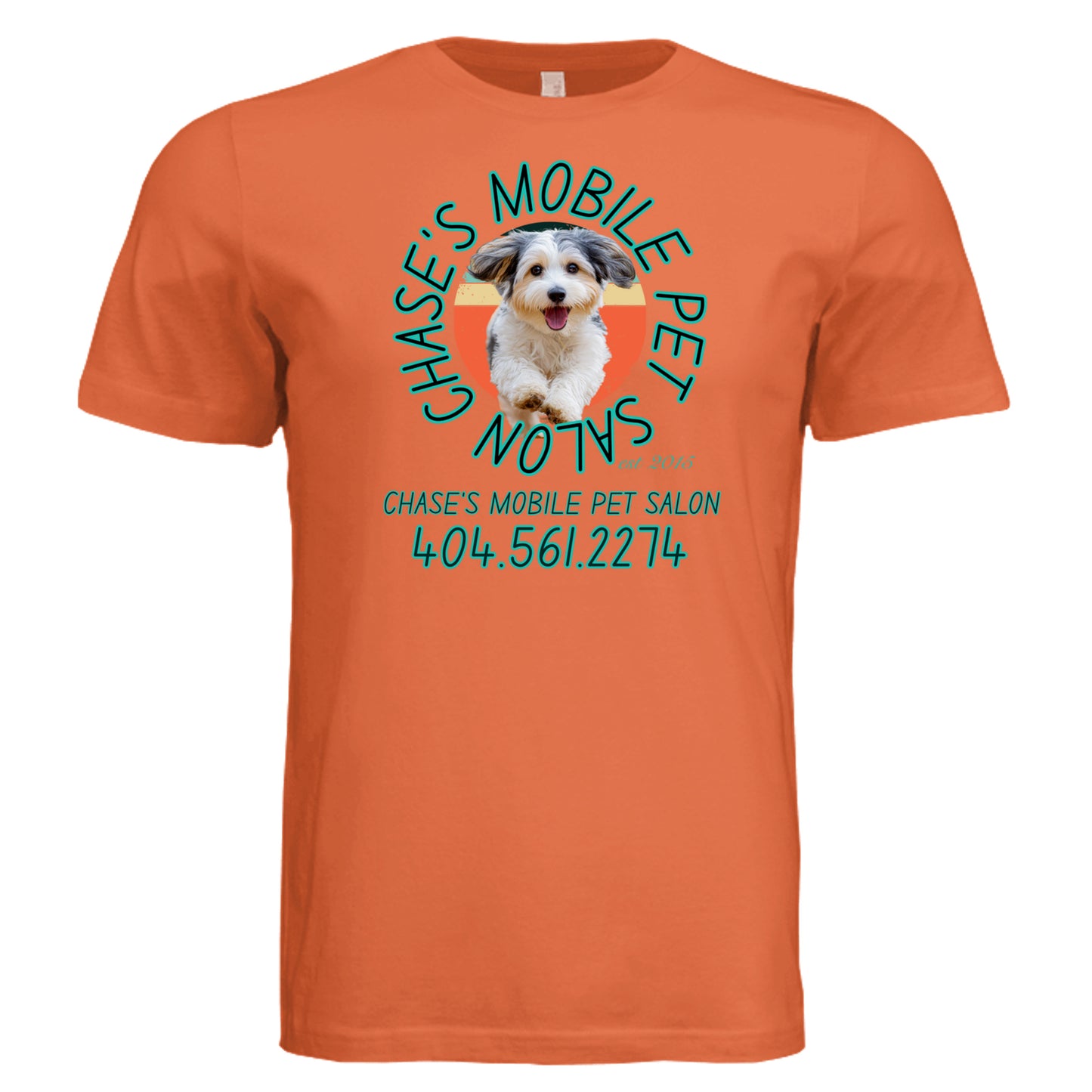 Solid Orange Triblend - 3413C - FRONT