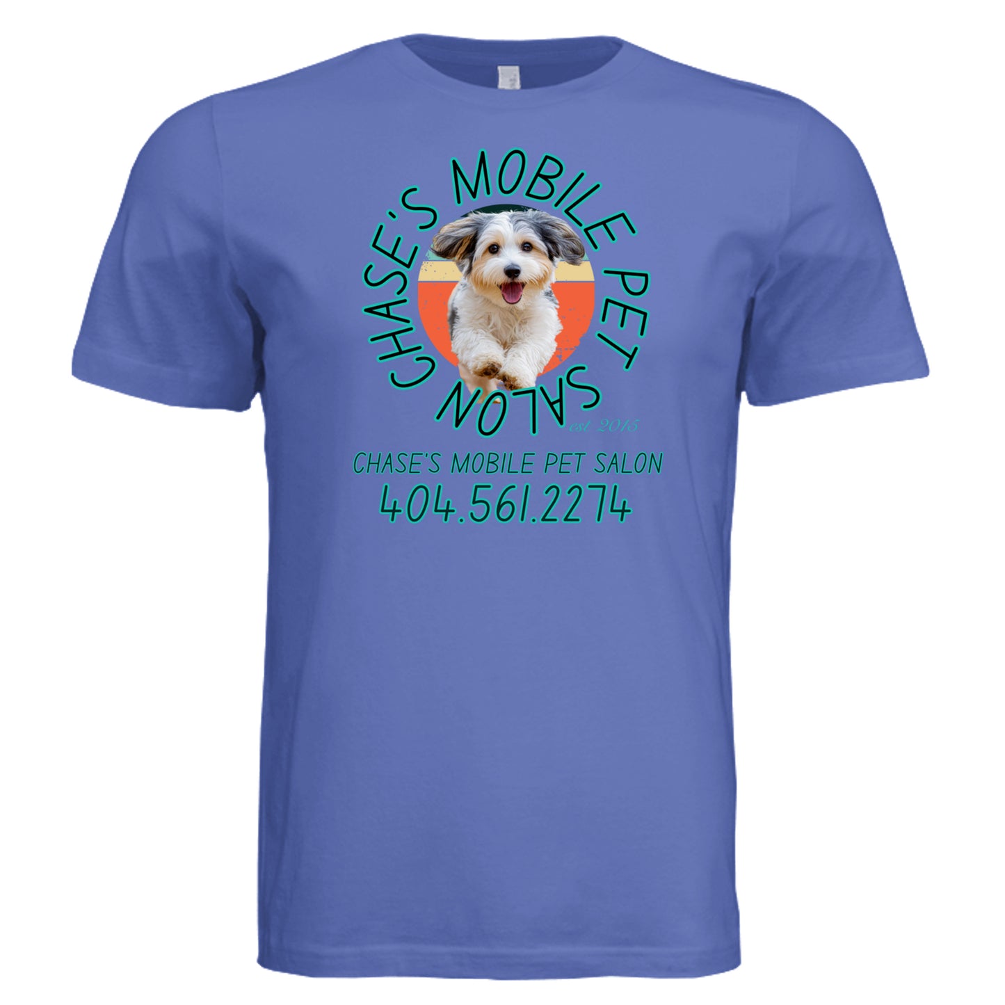 Solid True Royal Triblend - 3413C - FRONT