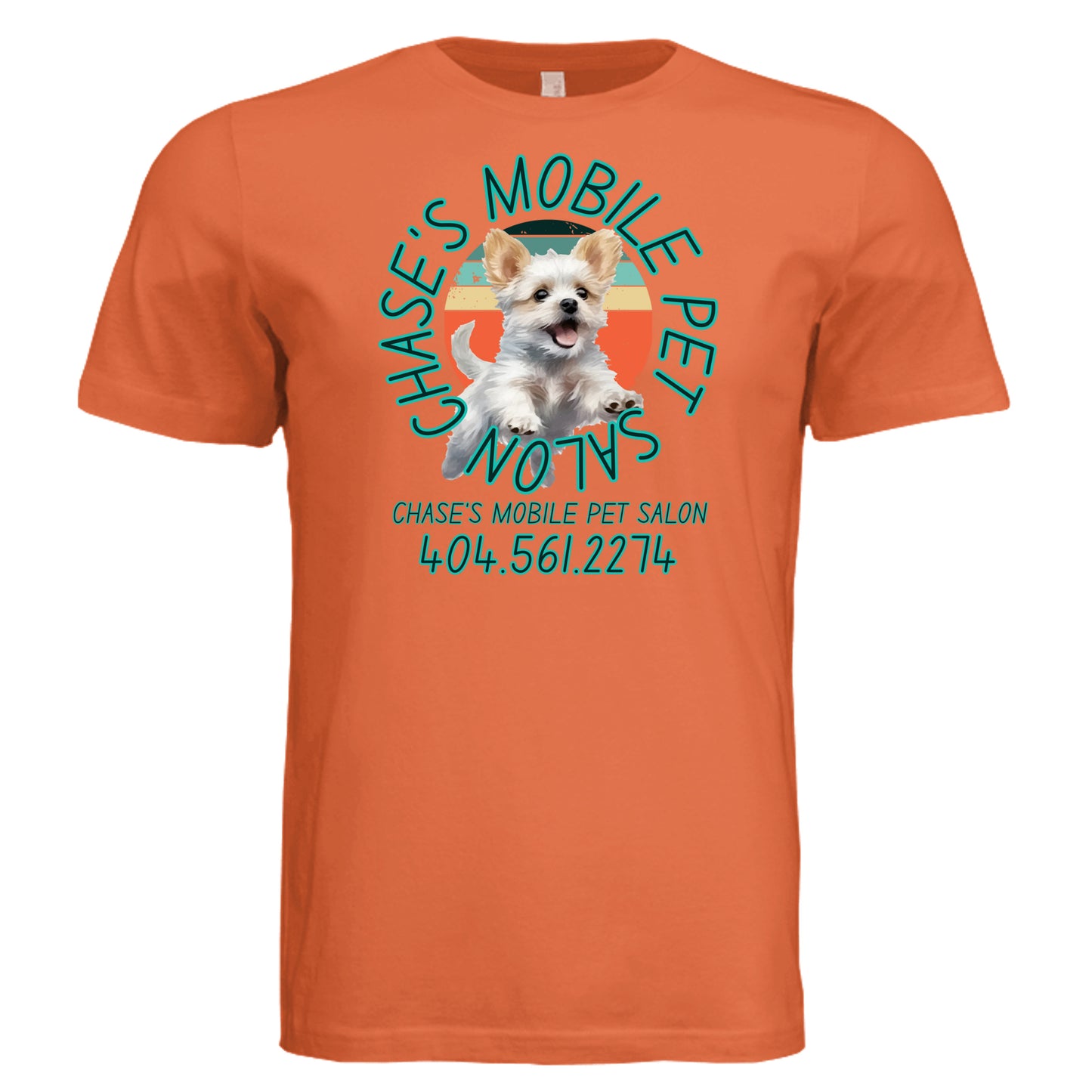 Solid Orange Triblend - 3413C - FRONT