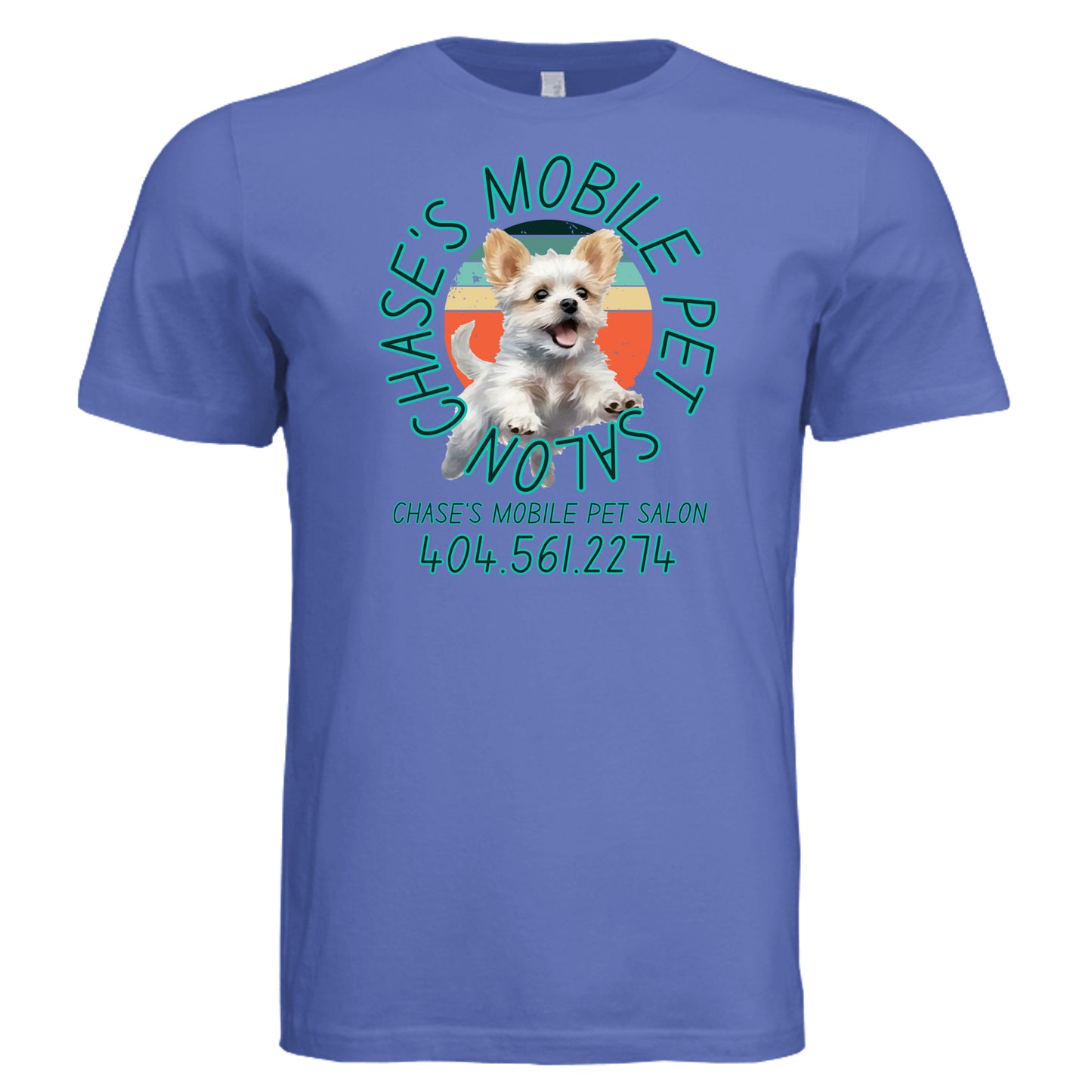Solid True Royal Triblend - 3413C - FRONT